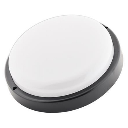 Plafon LED Lampa Oprawa Sufitowa 18W 2700K Neutralna 120° z Czujnikiem Ruchu Czarny IP54 Maks Masterled