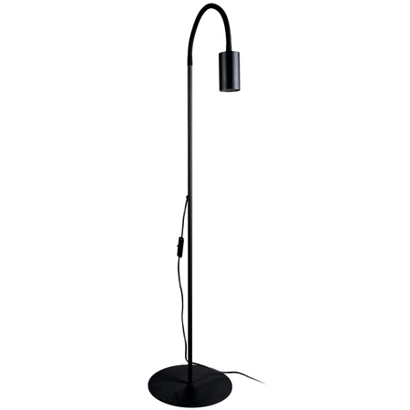 Lampa Stojąca EYE FLEX 8935 Nowodvorski Czarna GU10 Podłogowa Elastyczne Ramię Stal Minimalistyczna