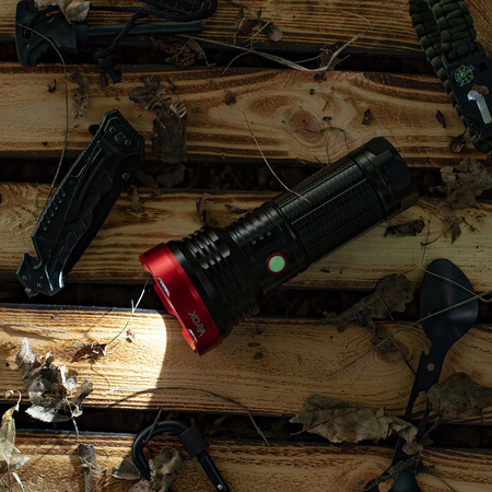 Latarka Taktyczna LED Pro Szperacz Akumulatorowa USB-C 20W 2000lm IPX5 VAYOX