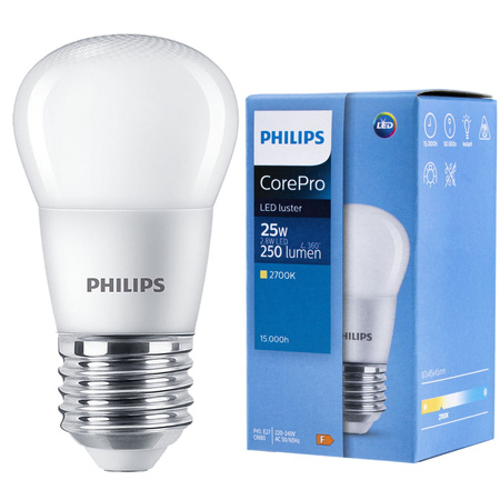 Żarówka LED E27 2,8W = 25W 250lm 2700K Ciepła PHILIPS