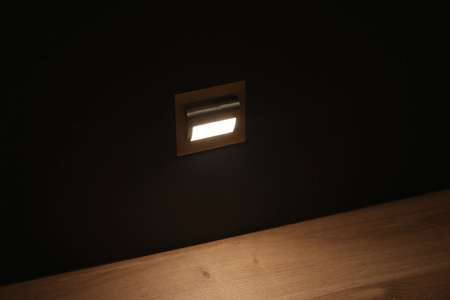 Oprawa schodowa DECORUS Lampka LED 1,2W Mosiądz ProVero Neutralna 4000K 12V DC