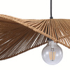 Lampa Sufitowa Wisząca Zwis E27 Beżowy BAMBOO NATURAL Sanico Goldlux