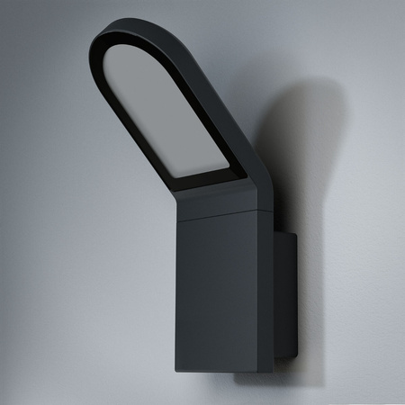 Lampa Ogrodowa Zewnętrzna Kinkiet Elewacyjny LED 12W 740lm 3000K IP44 Szary Endura Ledvance