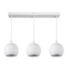 Lampa Sufitowa Wisząca GALOBA 3xGU10 PAR16 35W Biała KANLUX