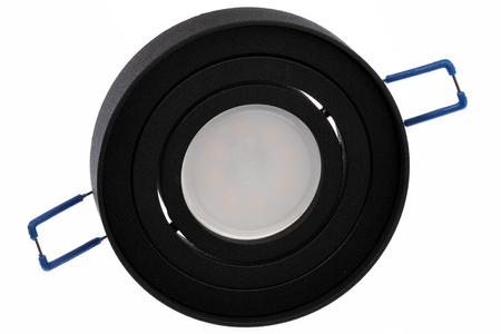 Oprawa Podtynkowa HALOGENOWA TUBA SPOT Ruchoma Midi GU10 Lumiled Okrągła Czarna 20mm