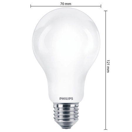Żarówka LED E27 A67 13W = 120W 2000lm 2700K Ciepła FILAMENT LED Classic Philips