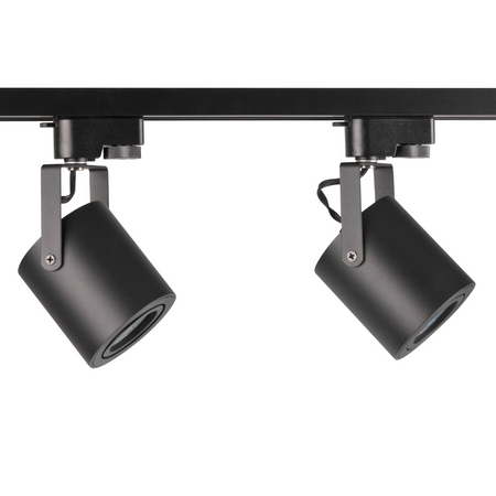 Zestaw Szynowy Szynoprzewód Szyna Listwa 1-Fazowa + 3x Reflektor GU10 Czarna MINOR Sanico Goldlux