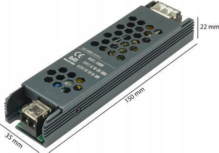 Zasilacz Stałonapięciowy Modułowy 60W 12V 5A