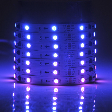 Taśma Pasek LED RGB 24W 400lm 120° Biała Ściemnialna Sanico Goldlux