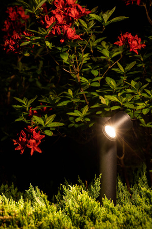 Lampa Ogrodowa Oprawa Zewnętrzna Stojąca Słupek GU10 Czarna Wodoodporna IP54 TUBINGS 8158 Nowodvorski