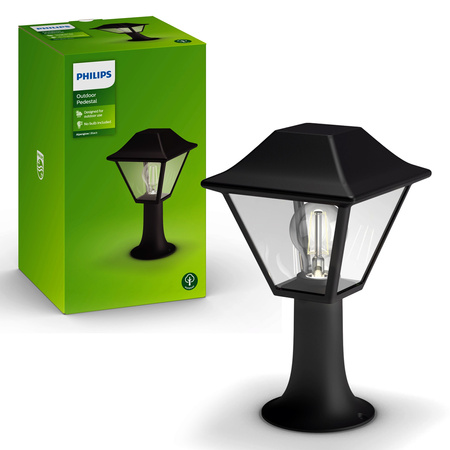 Lampa Ogrodowa Zewnętrzna SŁUPEK 30cm LATARNIA E27 IP44 Alpenglow Philips