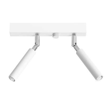 Lampa Sufitowa Oprawa Natynkowa SPOT TUBA Reflektor 2x G9 Tubularna Biała Nowoczesna Eyetech Sollux