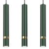 Lampa wisząca JOKER ZIELONY ZŁOTY 3 x GU10 MILAGRO Metal styl nowoczesny