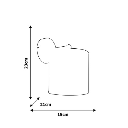 Lampa Ścienna Kinkiet UNICORN 1xE27 Milagro