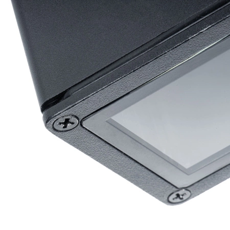 Kinkiet Ogrodowy Lampa Elewacyjna Zewnętrzna GU10 IP44 Natynkowa Antracytowy GORI Kanlux