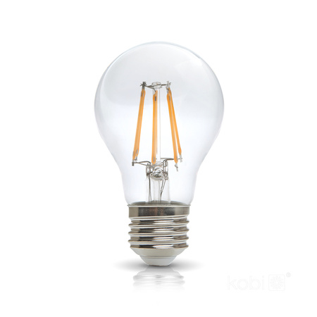 Żarówka LED E27 Kulka 10W 1200lm 3000K Ciepła 360° Filament Line Kobi