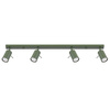 Lampa Sufitowa Reflektor Tuba Spot 4x GU10 Oliwkowa Ring Bittersweet Shimmer SL.1504 Sollux