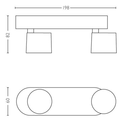 Lampa Sufitowa Reflektor LED 9W 1000lm 2200-2700K Ściemnialna WarmGlow Biała Star Philips