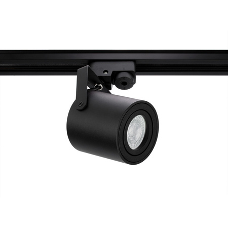 Reflektor Szynowy GU10 Czarny Mat Lampa do Szynoprzewodów Jednofazowych
