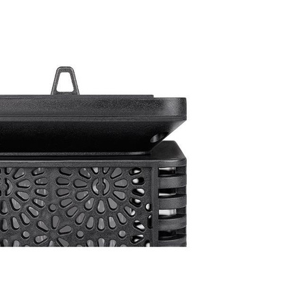 Lampion Ogrodowa LED Solarna Dekoracyjna Płomień Kwadrat 17cm