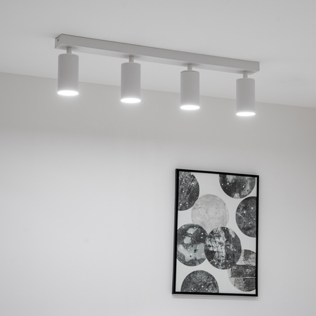 Lampa Sufitowa SPOT TUBA Reflektor Oprawa Halogenowa 4x GU10 TABULA LUMILED