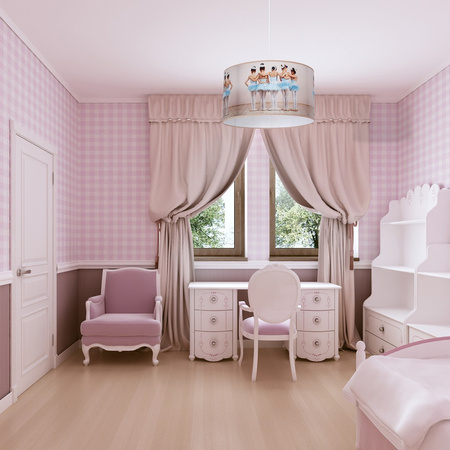 Lampa Wisząca Sufitowa BALLERINA 1xE27 Milagro