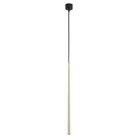 Lampa Sufitowa Wisząca PIANO GOLD Zwis Sopel Czarno-Złota Nowoczesna G9 6419 TK Lighting