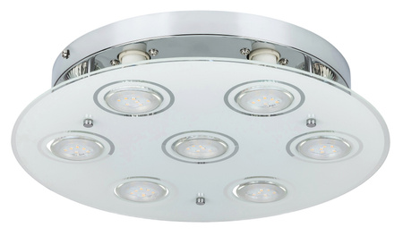 Lampa Sufitowa 7x GU10 Chrom Klasyczny Naomi Rabalux