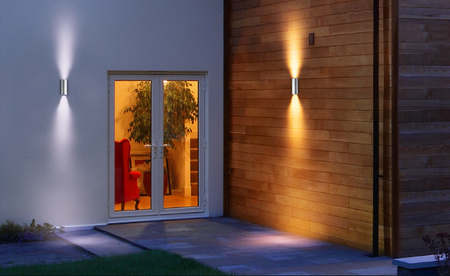 Kinkiet lampa elewacyjna ścienna 12W Endura Style UPDOWN Chrom LEDVANCE