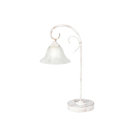 Lampa Stołowa Biurkowa Nocna E27 Biały Vintage Katherine 7187 Rabalux