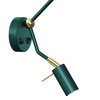 Lampa Ścienna Kinkiet ZIGGY Zielona Złota Zielona 1xE27+1x mini GU10 Milagro