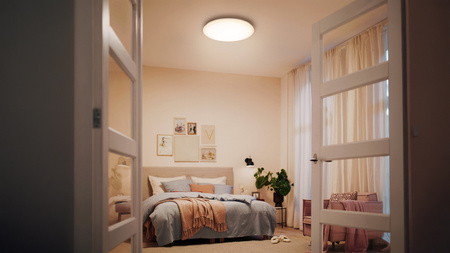 Lampa Sufitowa Plafon LED 20W 2000lm 2700K Ciepła Efekt Gwiazd Moire CL200 Philips