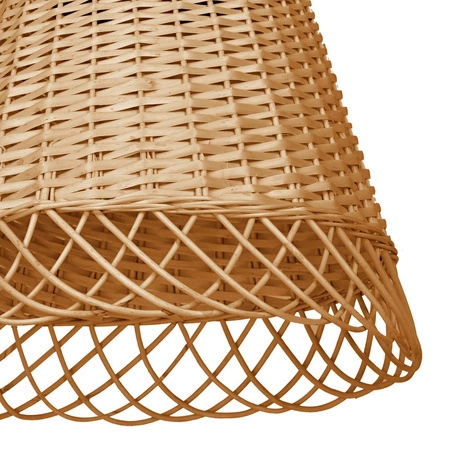 Lampa Wisząca Sufitowa VIMINI Brązowa 1xE27 WIklinowa Milagro