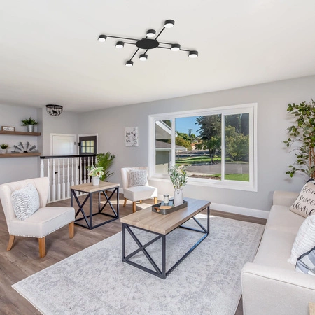 Lampa Sufitowa Żyrandol Oprawa 8x GX53 LED Czarna Nowoczesna Videx