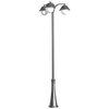 Lampa Ogrodowa Zewnętrzna Słupek LATARNIA E27 Prince Max OGMW 3 O-BD 310cm czarny Su-Ma