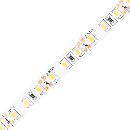 Taśma LED Pasek 12V 48W 600LED 2835 Ciepła 8mm 5m
