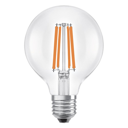 Żarówka LED G80 Kula E27 2.2W = 40W 470lm 4000K Neutralna 330° Filament CLASSIC ENERGY EFFICIENCY Osram