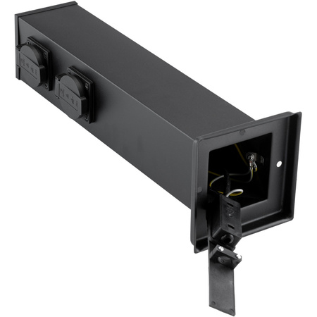 Słupek Ogrodowy Zewnętrzny Stojący 230V 40cm ONTARIO 4x Gniazdo Sieciowe