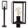 Lampa Ogrodowa Stojąca Malmo 68cm Słupek do LED E27 Grafit - GOLDLUX (Polux)