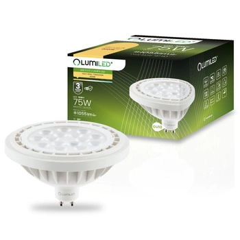 Żarówka LED ES111 GU10 10W = 75W 1055lm 3000K Ciepła 38° LUMILED