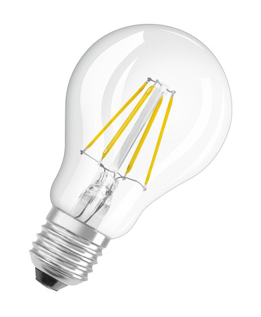 Żarówka LED A60 E27 4W = 40W 470lm 4000K Neutralna 300° Retrofit Filament CLASSIC Osram