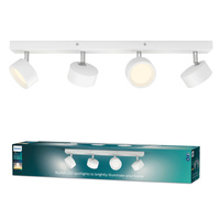 Lampa Sufitowa Reflektor LED 22W 2200lm 2700K Biała Bracia Philips