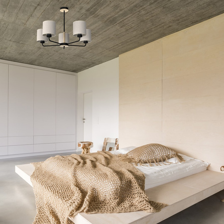 Lampa Sufitowa Żyrandol ATLANTA 5xE27 Milagro