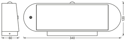 Kinkiet Solarny Ogrodowy Lampa Elewacyjna Zewnętrzna LED z Czujnikiem Ruchu i Zmierzchu 6W 540lm 4000K Neutralna Czarny IP44 Endura Osram