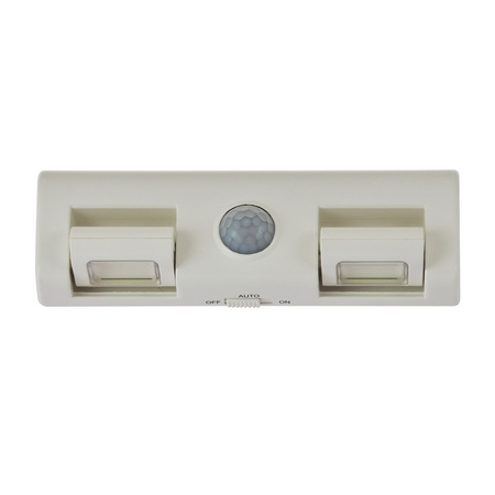 Lampka podszafkowa meblowa biała LED z czujnikiem 70lm 6000K GOLDLUX (Polux) na baterie 3xAAA