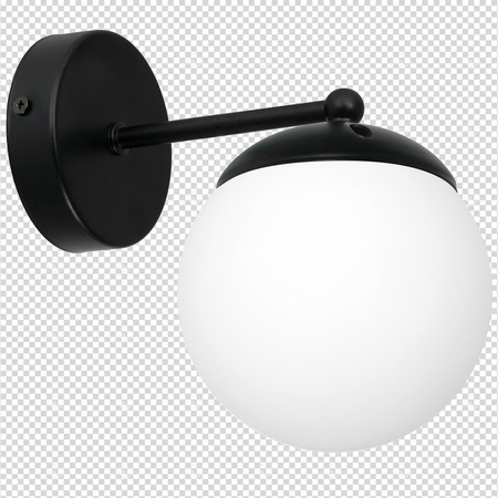 Lampa Ścienna Kinkiet LIMA Czarna 1xE14 Milagro