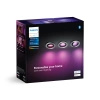 3x Oprawa Podtynkowa Wpuszczana LED 4.2W 400lm IP20 White and Color Ambiance RGB + TW Aluminium Inteligentna SMART Zigbee Bluetooth Centura Philips HUE