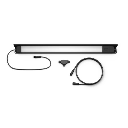 Lampa Ogrodowa Liniowa Zewnętrzna LED 20.5W 1420lm 80cm IP65 White and Color Ambiance RGB + TW Czarna Inteligentna SMART Zigbee Bluetooth Amarant Philips HUE