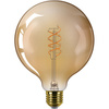 Żarówka LED E27 Kula G125 7.3W = 60W 806lm 2200K Ciepła CRI90 300° FILAMENT Vintage Bursztynowa Ściemnialna Decorative Philips