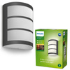 Kinkiet Ogrodowy Lampa Elewacyjna Zewnętrzna LED 6W 450lm 2700K Antracyt IP44 Python Philips